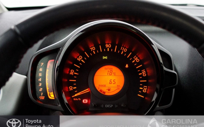 Toyota Aygo cena 38000 przebieg: 47038, rok produkcji 2016 z Włodawa małe 121